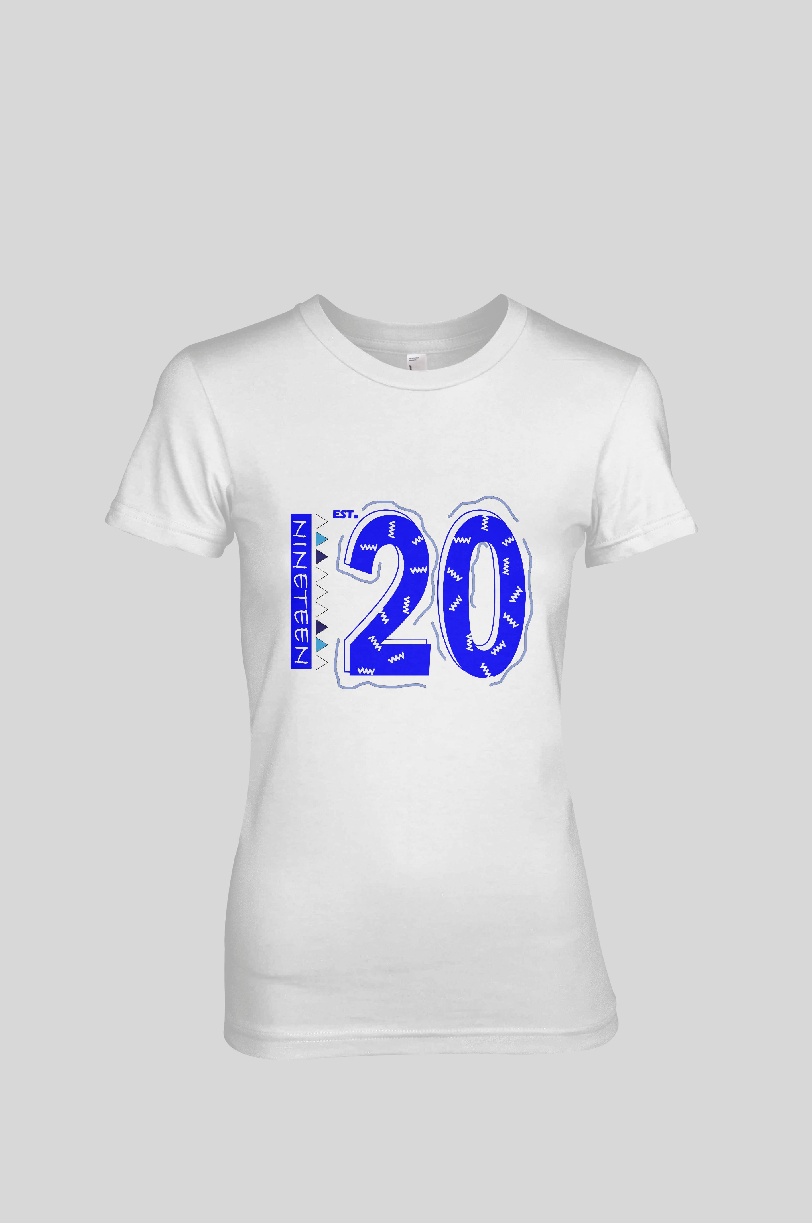 Zeta Phi Beta Nineteen Line Number T-Shirt