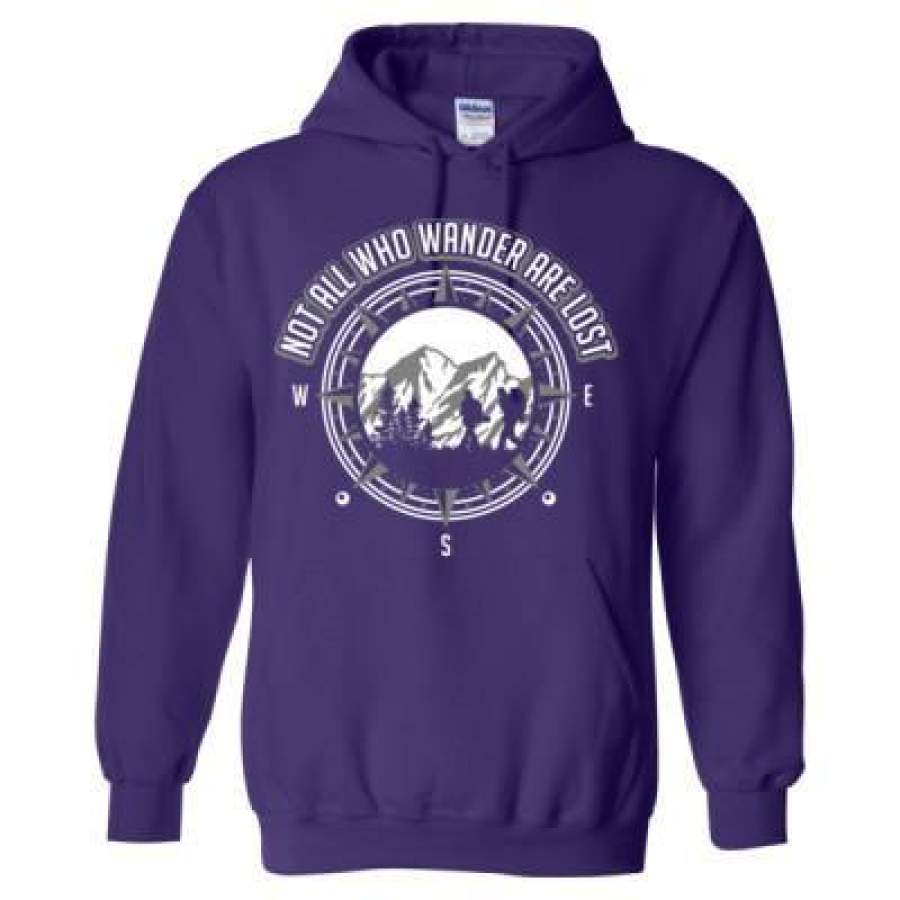 AGR Not All Who Wander Are Lost – Heavy Blend™ Hooded Sweatshirt