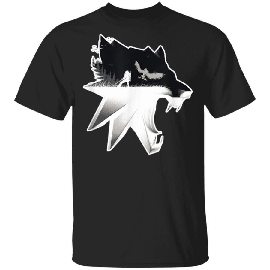 The Witcher Wolf shirts