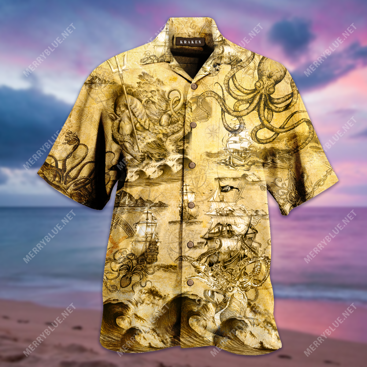 Amazing Octopus Unisex Hawaiian Shirt