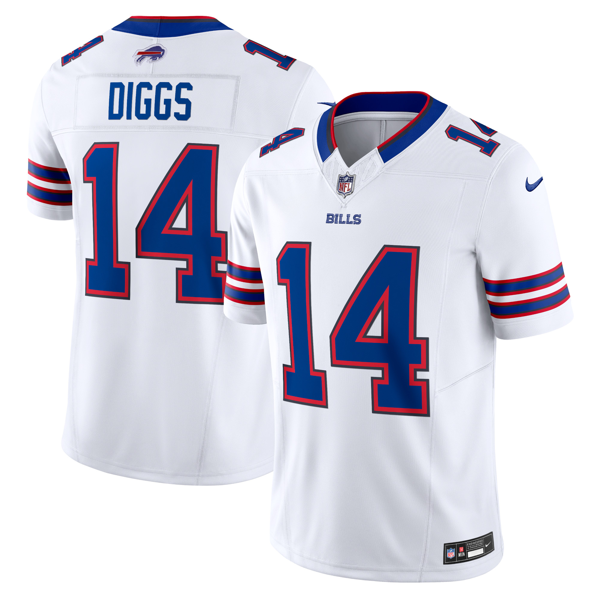 Stefon Diggs Buffalo Bills Vapor F.U.S.E. Limited Jersey – White