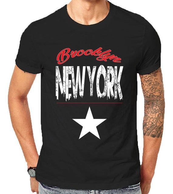 Brooklyn New York City Nyc Big Apple State Statue Of Liberty American Tops Shirts Adults And Kids Sizes Shirt