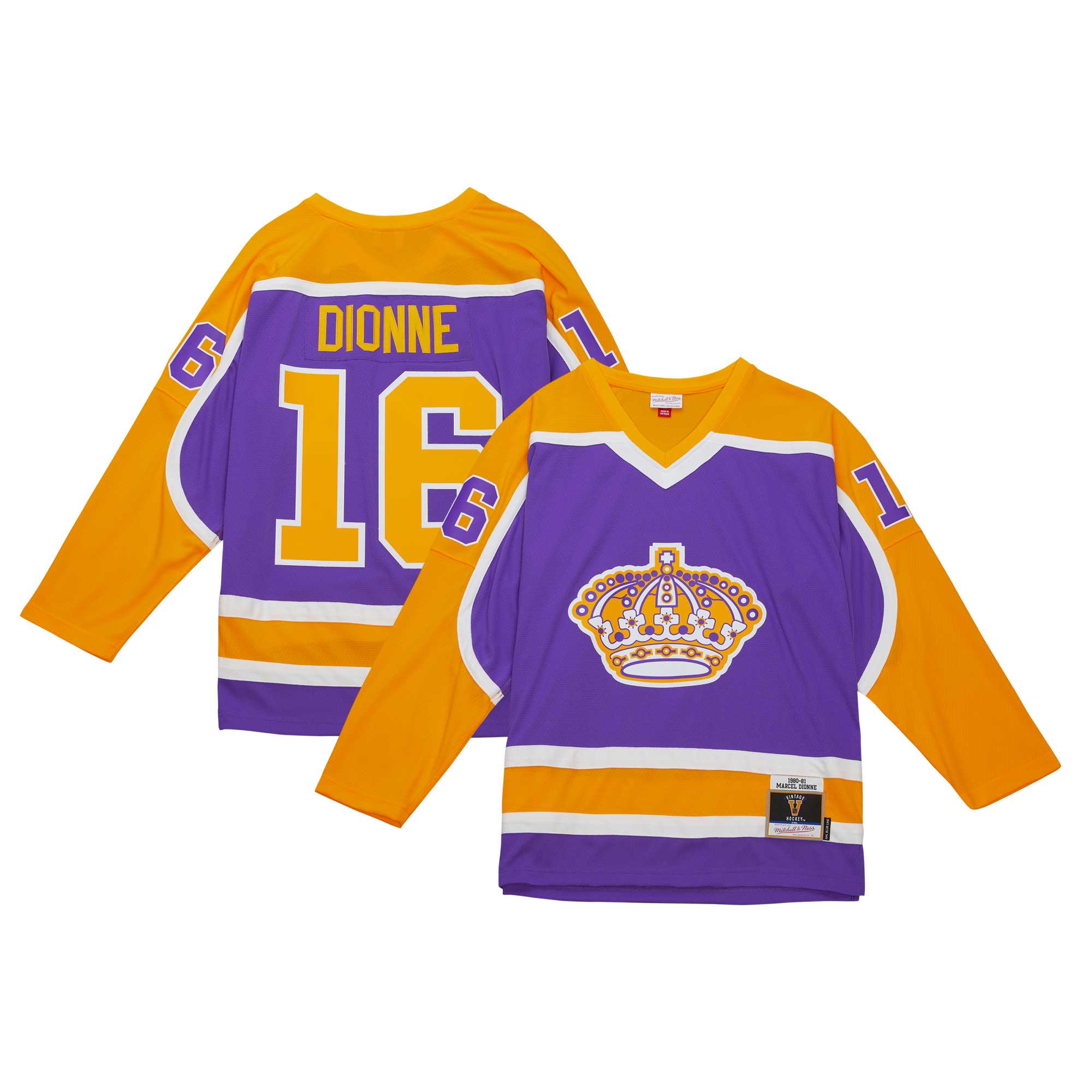 Marcel Dionne Los Angeles Kings Mitchell & Ness 1980/81 Blue Line Player Jersey – Purple