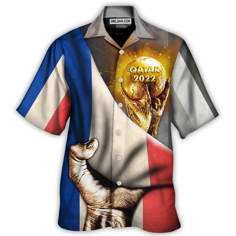 World Cup Qatar 2022 France Will Be The Champion – Hawaiian Shirt  – Owl Ohh