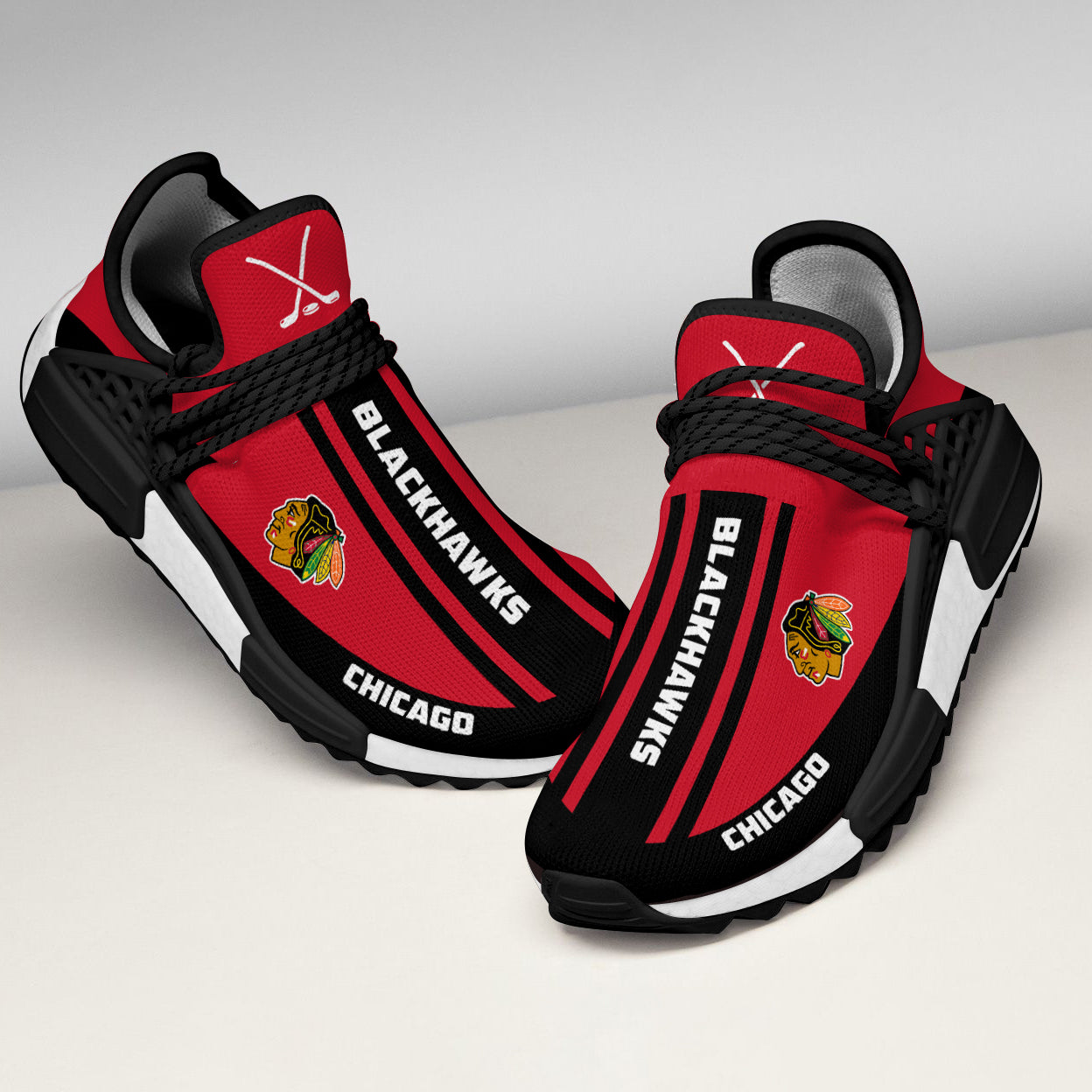 Fashion Chicago Blackhawks Human Race Shoes