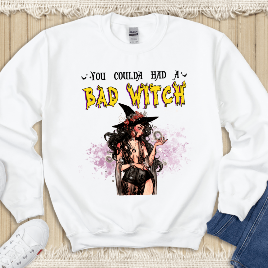 You Coulda Had A Bad Witch Sweatshirt, Halloween Gift