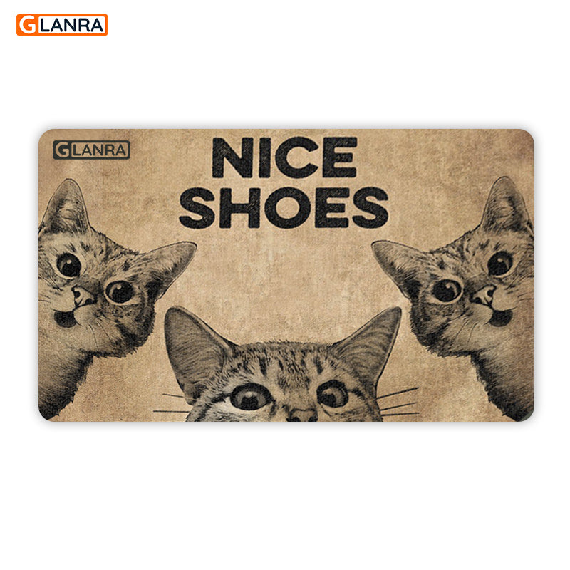 Nice Shoes Doormat, Cute Cat Doormat, Cat Lover Doormat, Cat Home Doormat, Funny Cat Doormat