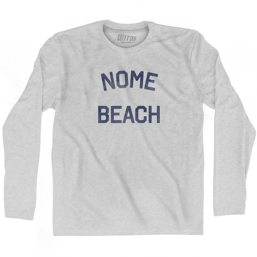 Alaska Nome Beach Adult Cotton Long Sleeve Vintage T-shirt