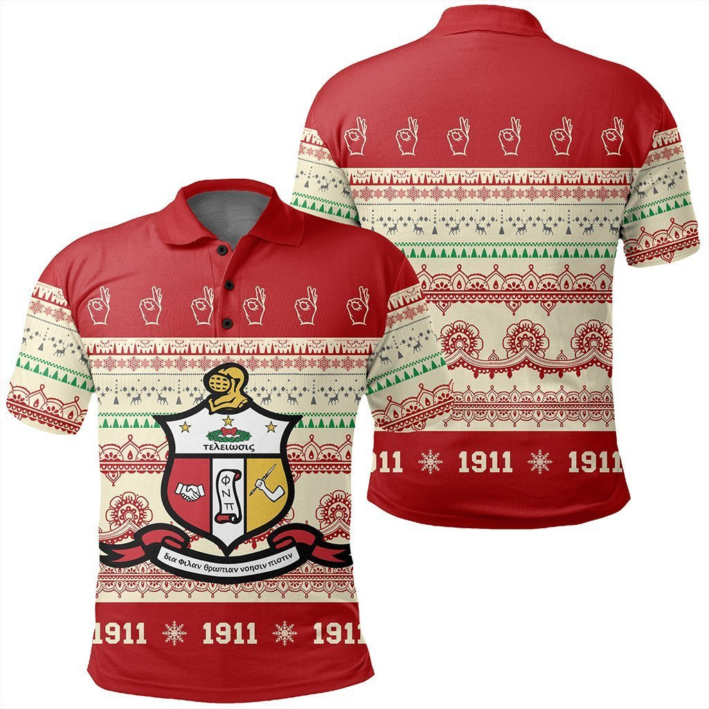 Greek Life Polo – Kappa Alpha Psi Xmas Establish Year Polo Shirt