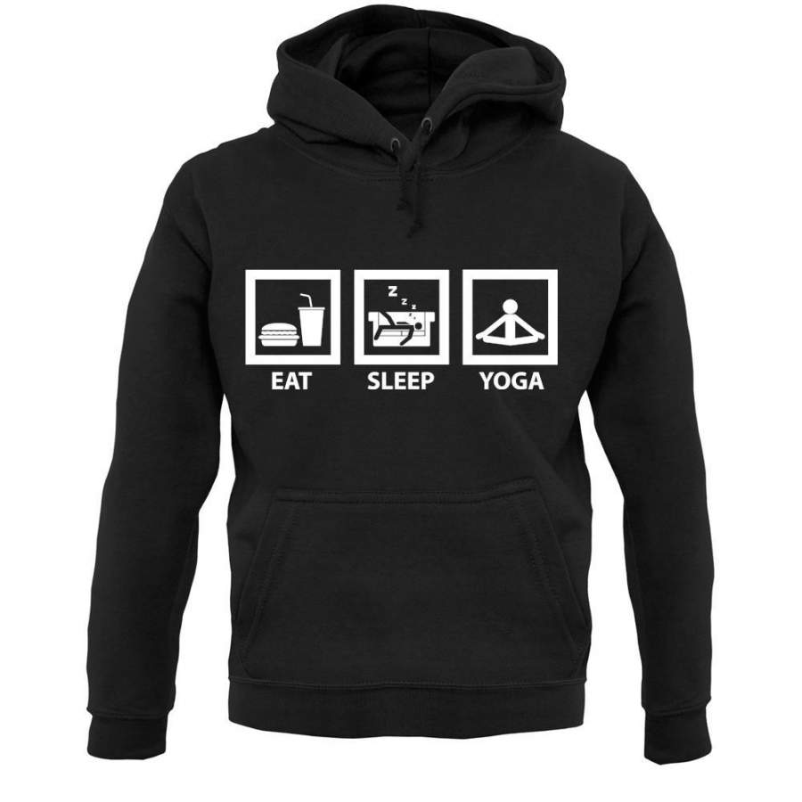 Eat Sleep Yoga Unisex Hoodie