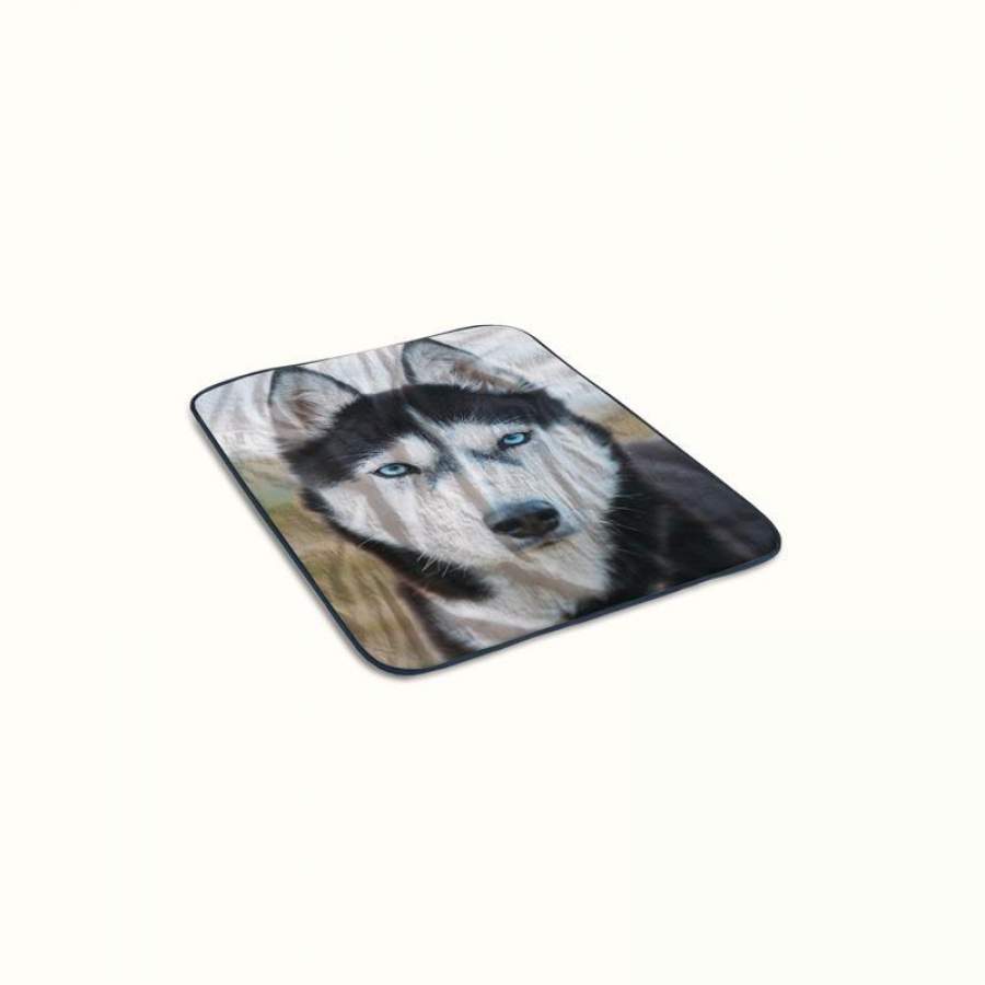 Siberian Husky Puppy Fleece Blanket