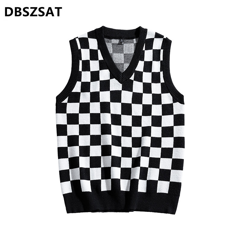 2023 Cartoon VEST Sweater Men Spring Men Clothing Fashion Knitted Pullover Sweater Oversized New Couples Cotton Sweater alx