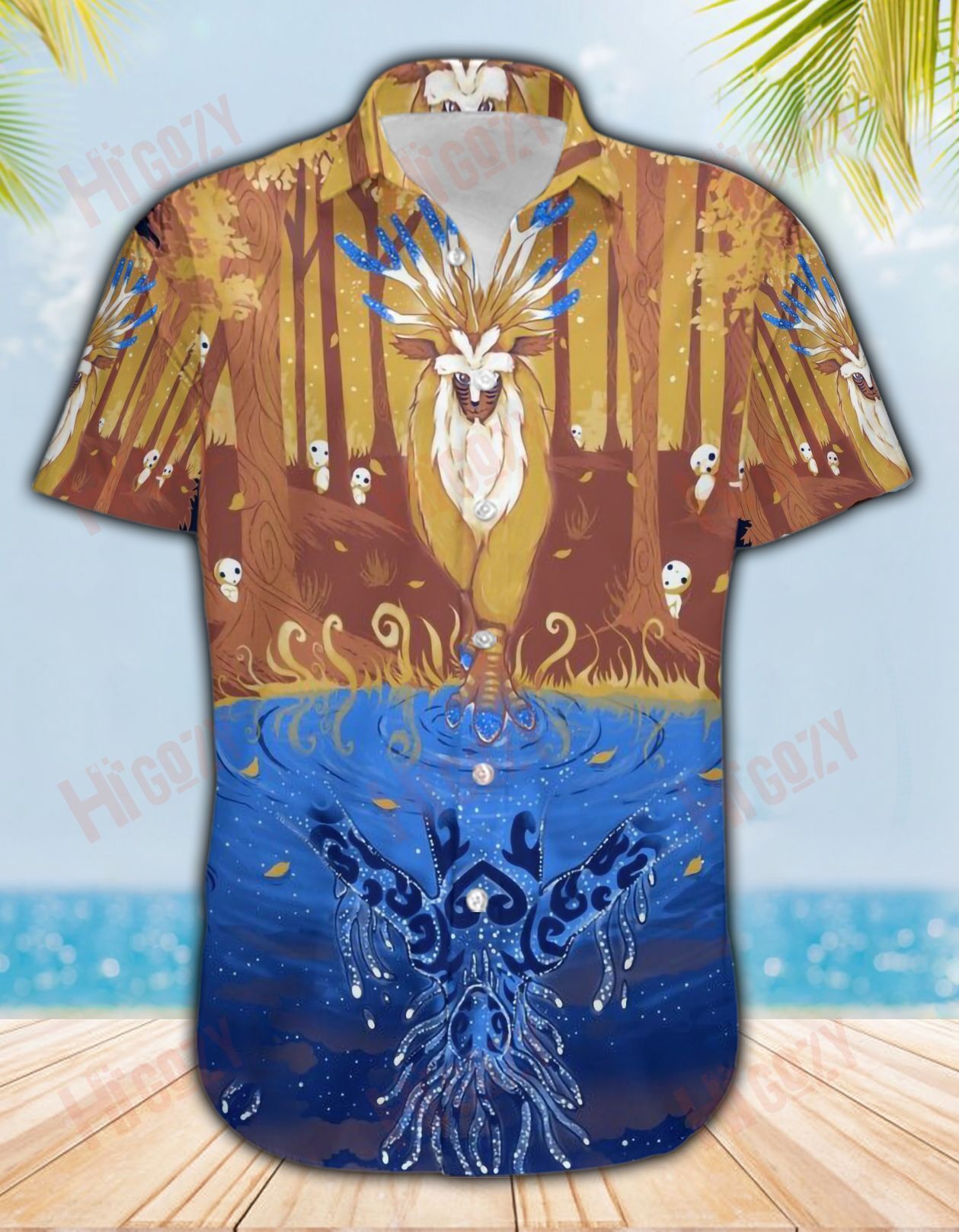 Ghibli Studio Hawaii Aloha Shirts Short Sleeve Hawaii For Men Women Ha38139