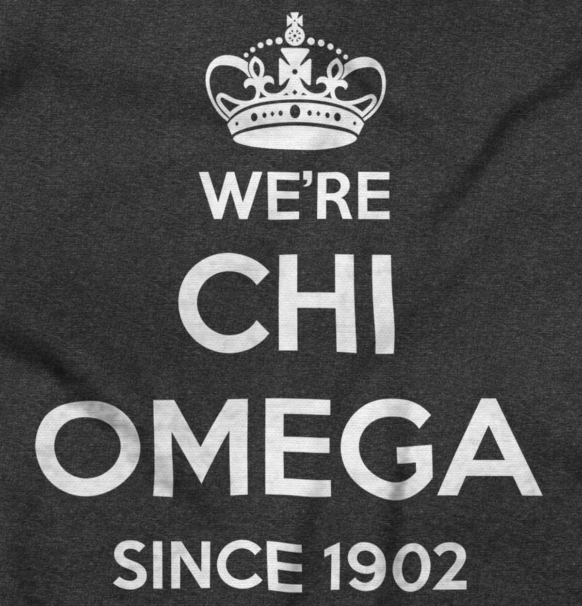 We Are Chi Omega V-Neck T Shirt