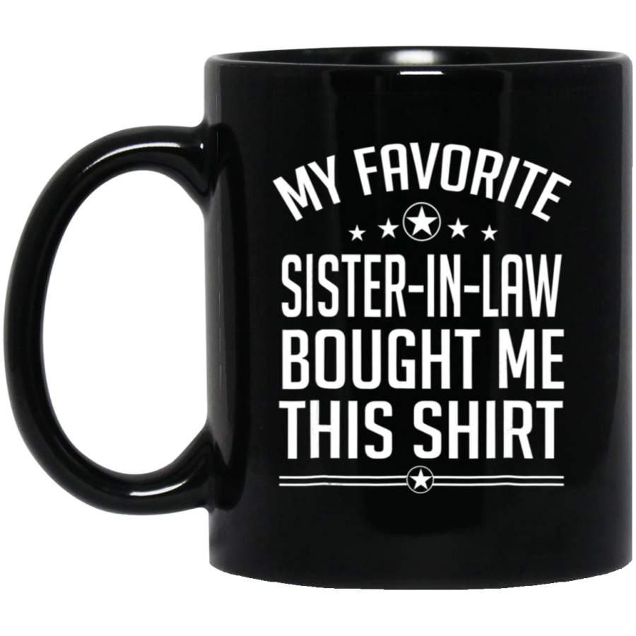 My Favorite Sister-in-law bought me this – Father Day 11oz 15oz Black Mug Happy Easter Day Funny Colors Eggs Bunny Ears Peeps Cute