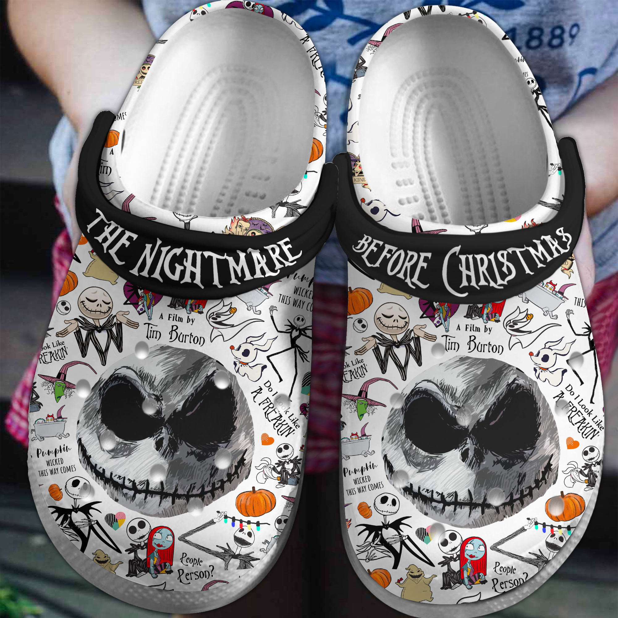 The Nightmare Before Christmas Movie Crocs Crocband Clogs Shoes Comfortable For Men Women and Kids 2