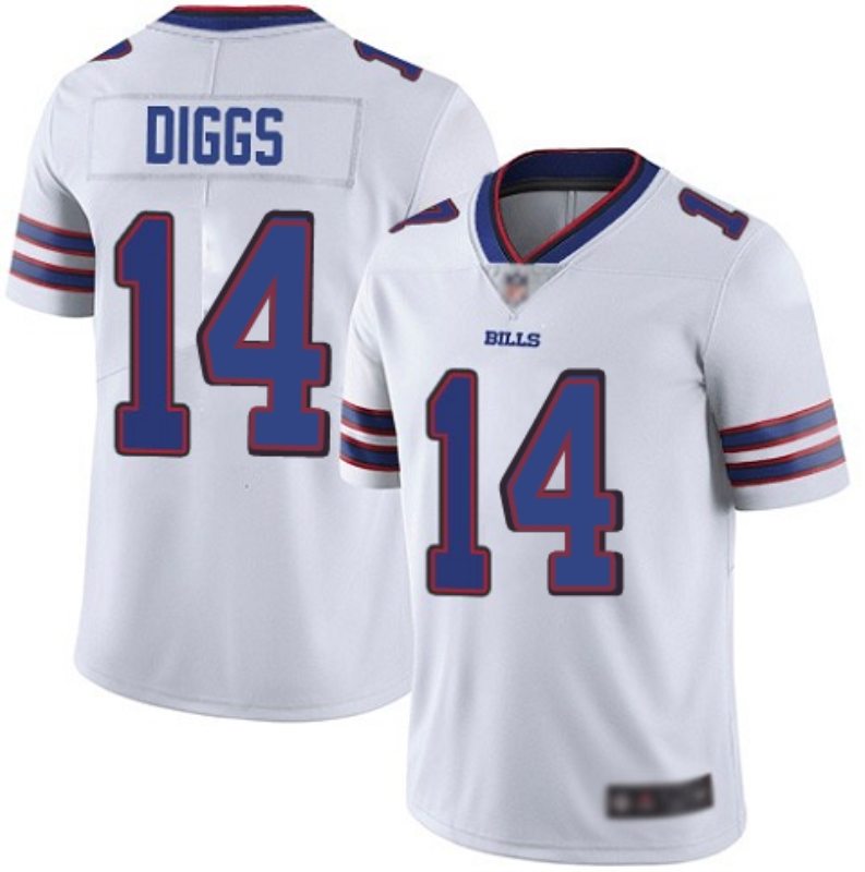 Buffalo Bills Stefon Diggs #14 NFL 2020 White Jersey