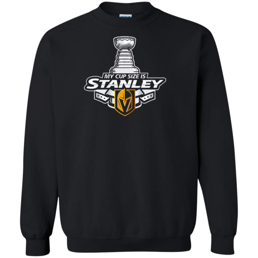 AGR My Cup Size Is Stanley Vegas Golden Knights Womens V-Neck Sweatshirt