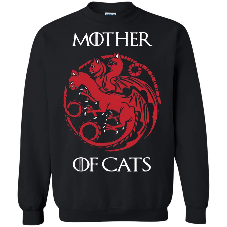 AGR Mother Of Cats For Cat Lover Game Of Thrones Sweatshirt