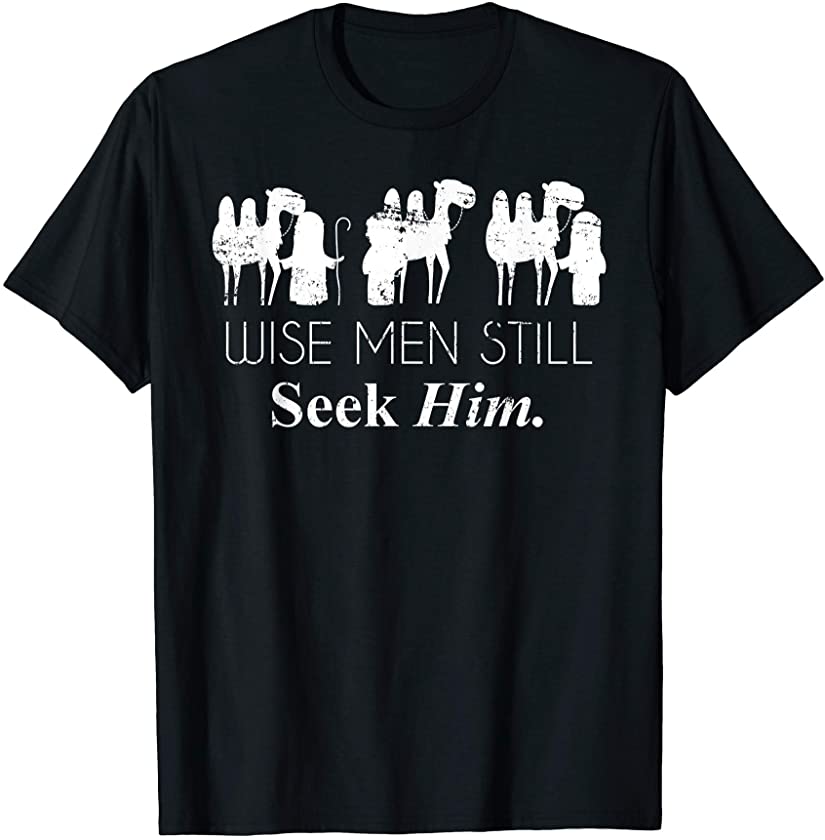 Jesus Christ Seeker Christianity Faith Holy Bible Prayer T-Shirt