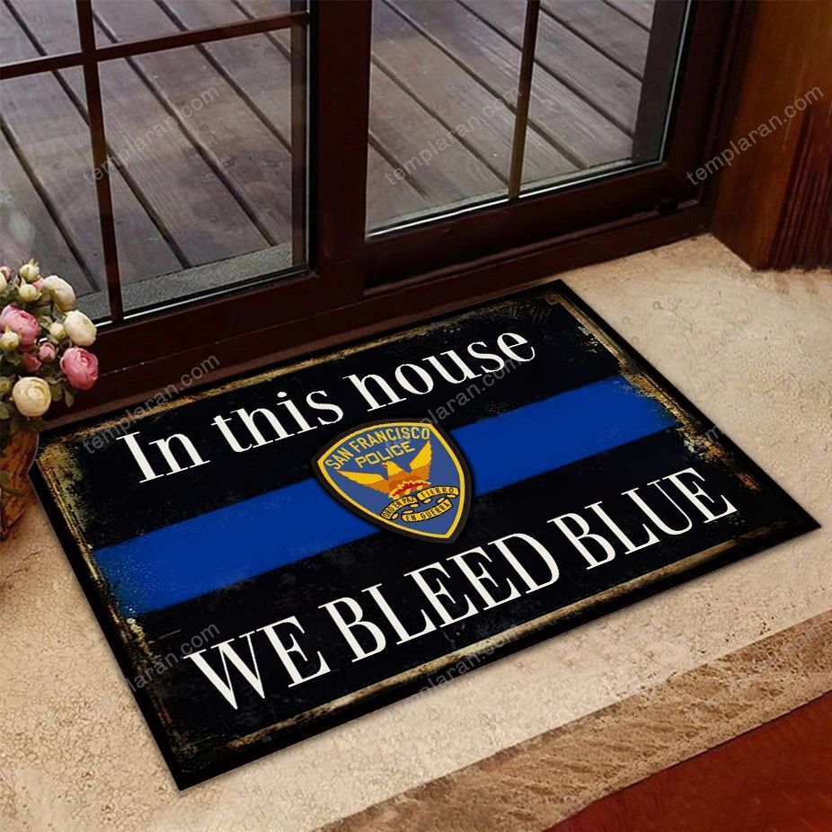 San Diego Police Department Doormat 3D Printing Htt-Dtt016