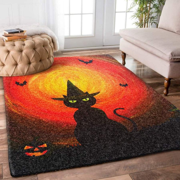 Halloween Cat Rug RCDD81F17682