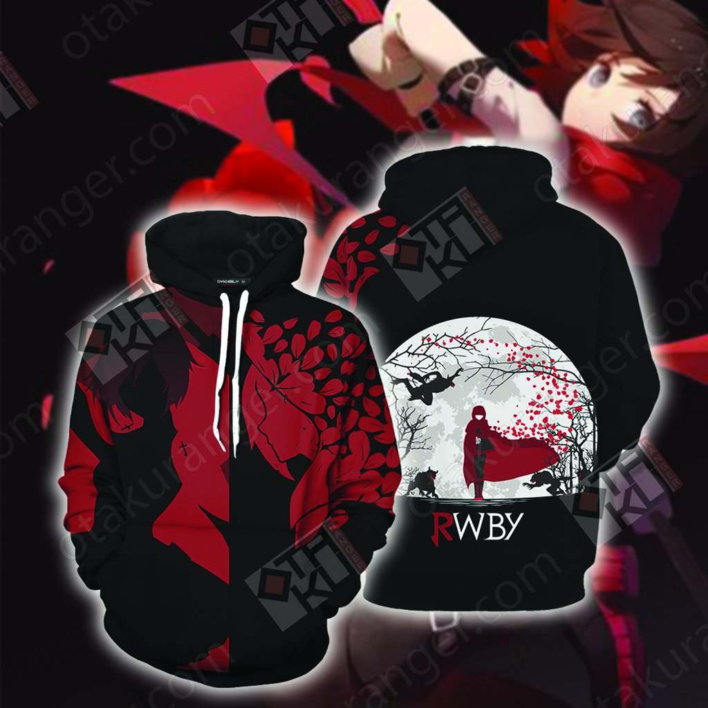 Team RWBY Ruby Rose 3D Hoodie