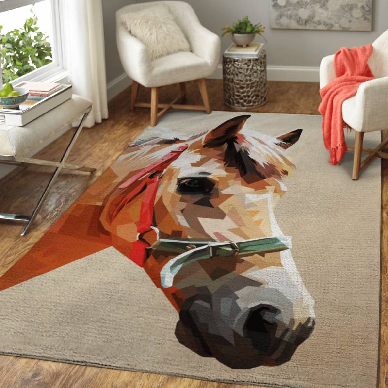 horse head – animals Area Rug Carpet