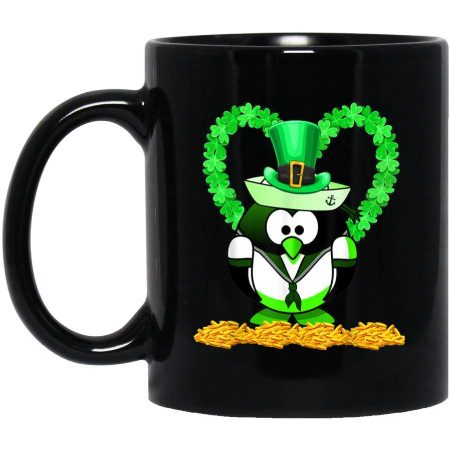 Funny St Patricks Day Mug Penguin Lover Gifts Irish Mug