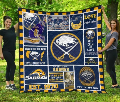 Buffalo Sabres Quilt Blanket Bh92