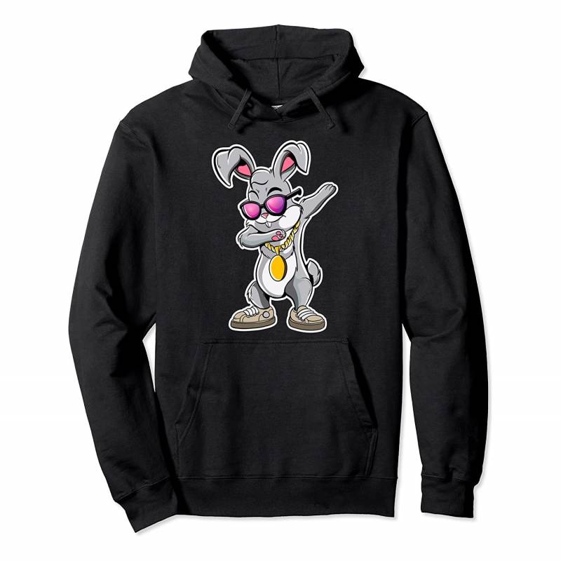 Dabbing Hip Hop Bunny Pullover Hoodie