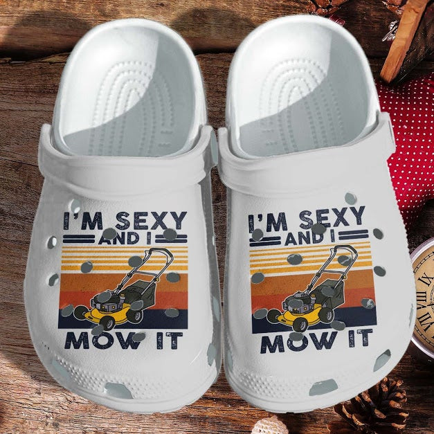 Mow Garden Funny Custom Crocs Shoes Clogs – Sexy And Move Vintage Crocs Shoes Clogs Gifts For Men Women
