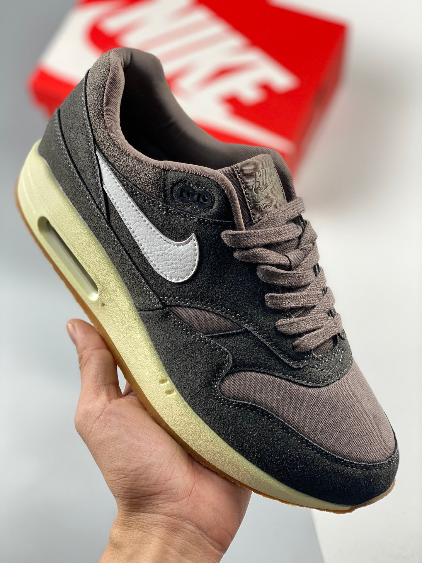 Nike Air Max 1 PRM Crepe Soft Grey FD5088-001 5339925