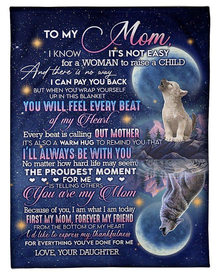 [Personalized Name] Special Gift For Mom You Are The Greatest Mom –  Gift For Mommy, Home Decor, Gift For Family  – Fleece Blanket