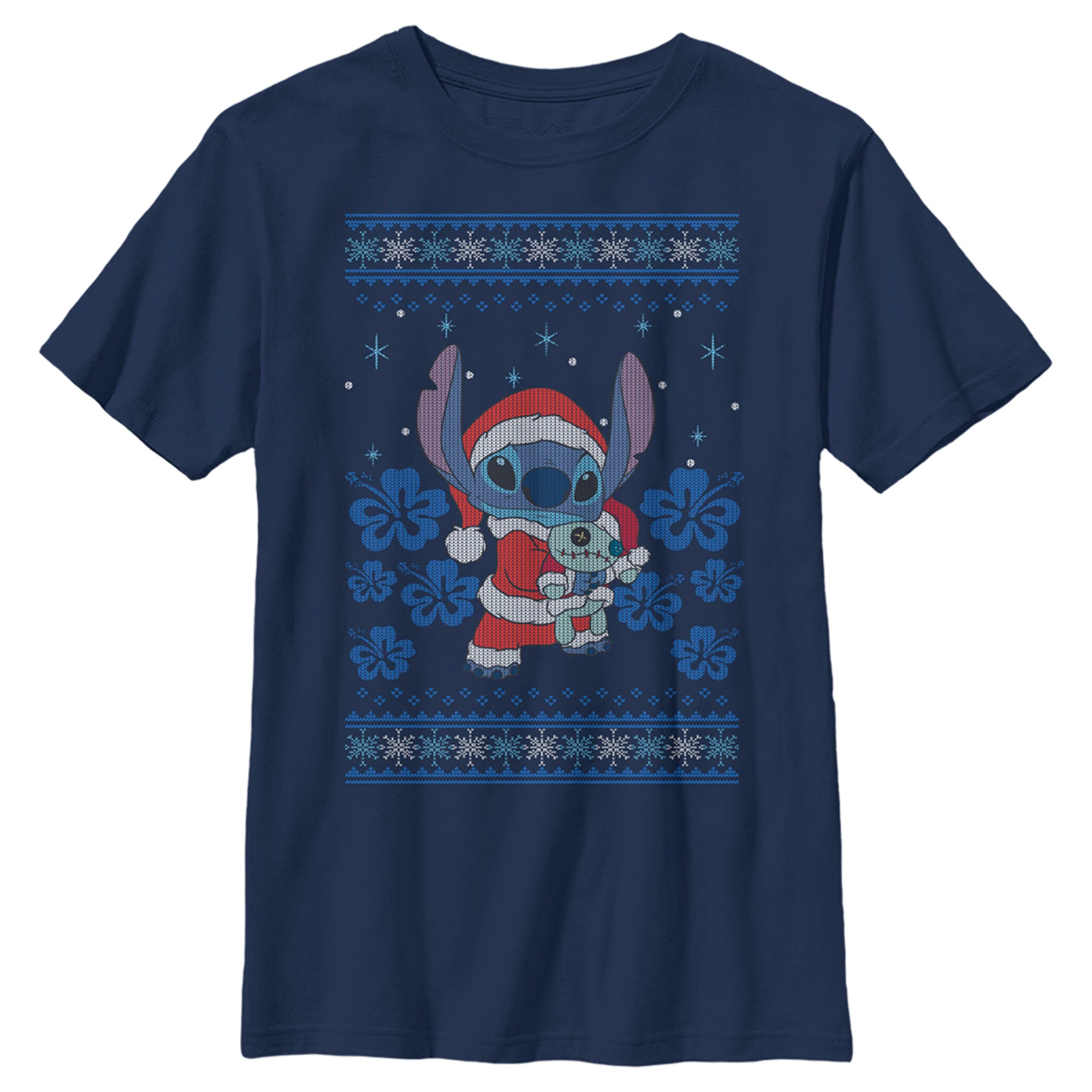 Boy’S Lilo & Stitch Christmas With Scrump T-Shirt