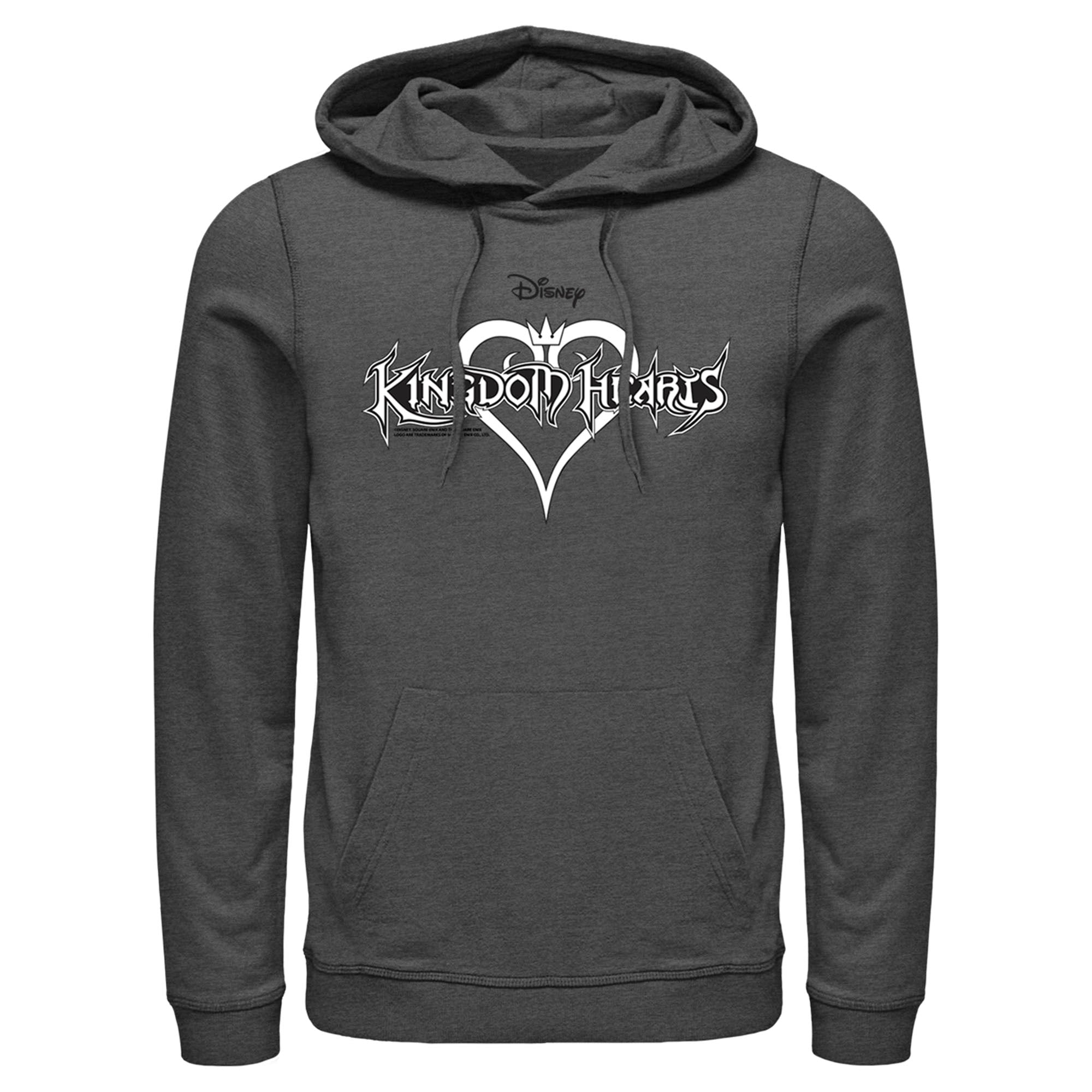 Men’S Kingdom Hearts 1 Sketch Logo Pull Over Hoodie