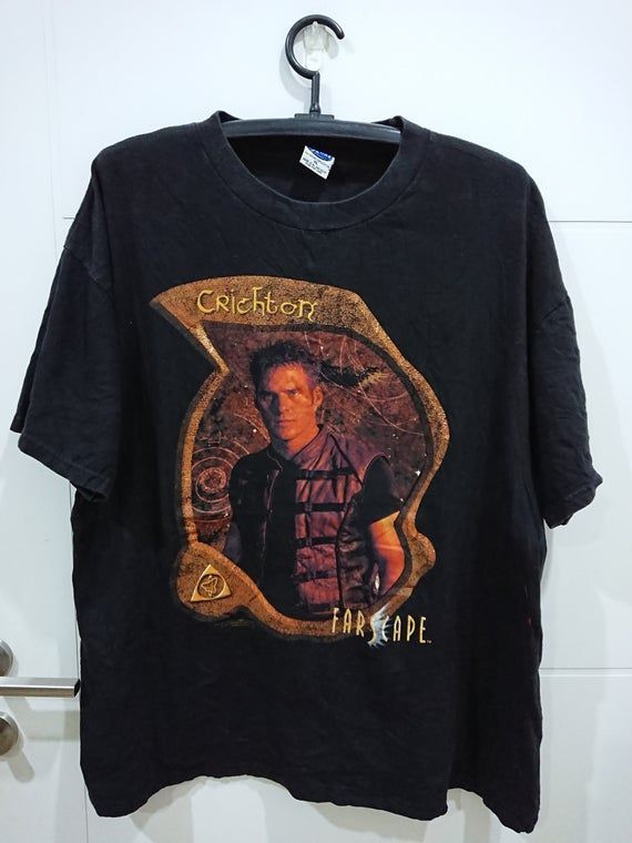 Vintage 1999 Farscape Shirt Television Series 90S 24 Good Condition Rockne S O Bannon Ben Browder Claudia Black Anthony Simcoe Shirt