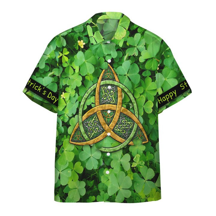 Happy St Patricks Day Hawaii Button Up Shirt For Men Ha16165