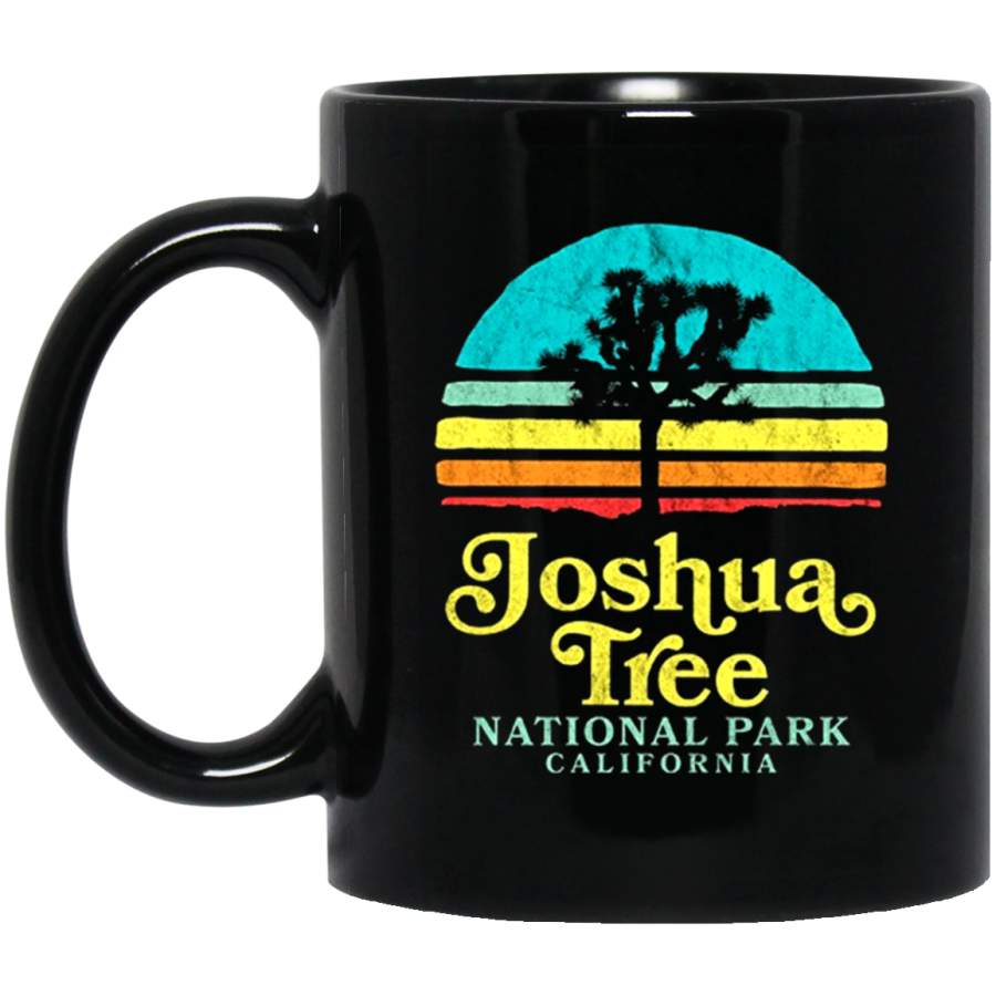 Vintage Joshua Tree National Park Retro T-Shirt 11 oz Mug