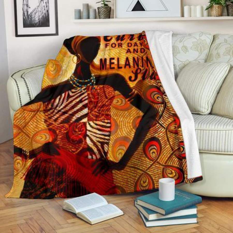 African Culture CLIX Custom Design  Fleece Blanket  For Girls