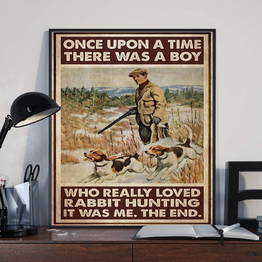 ANTN2812 – Hunting – To my hunter – Rabbit hunting – Poster