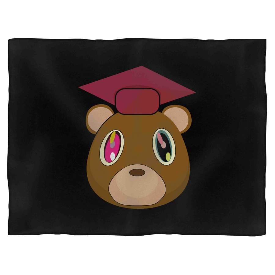 Graduation Bear College Dropout Yeezus Music Jay-Z Swish Blanket