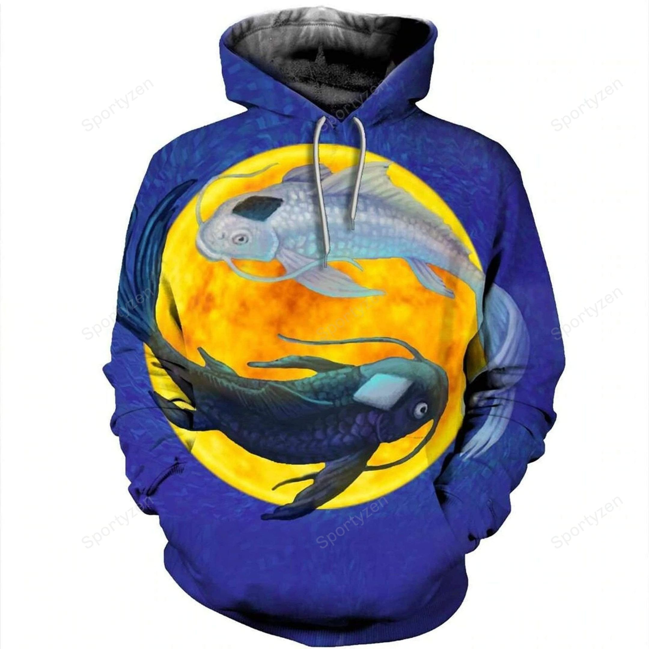 Koi Fish Hoodie 3D