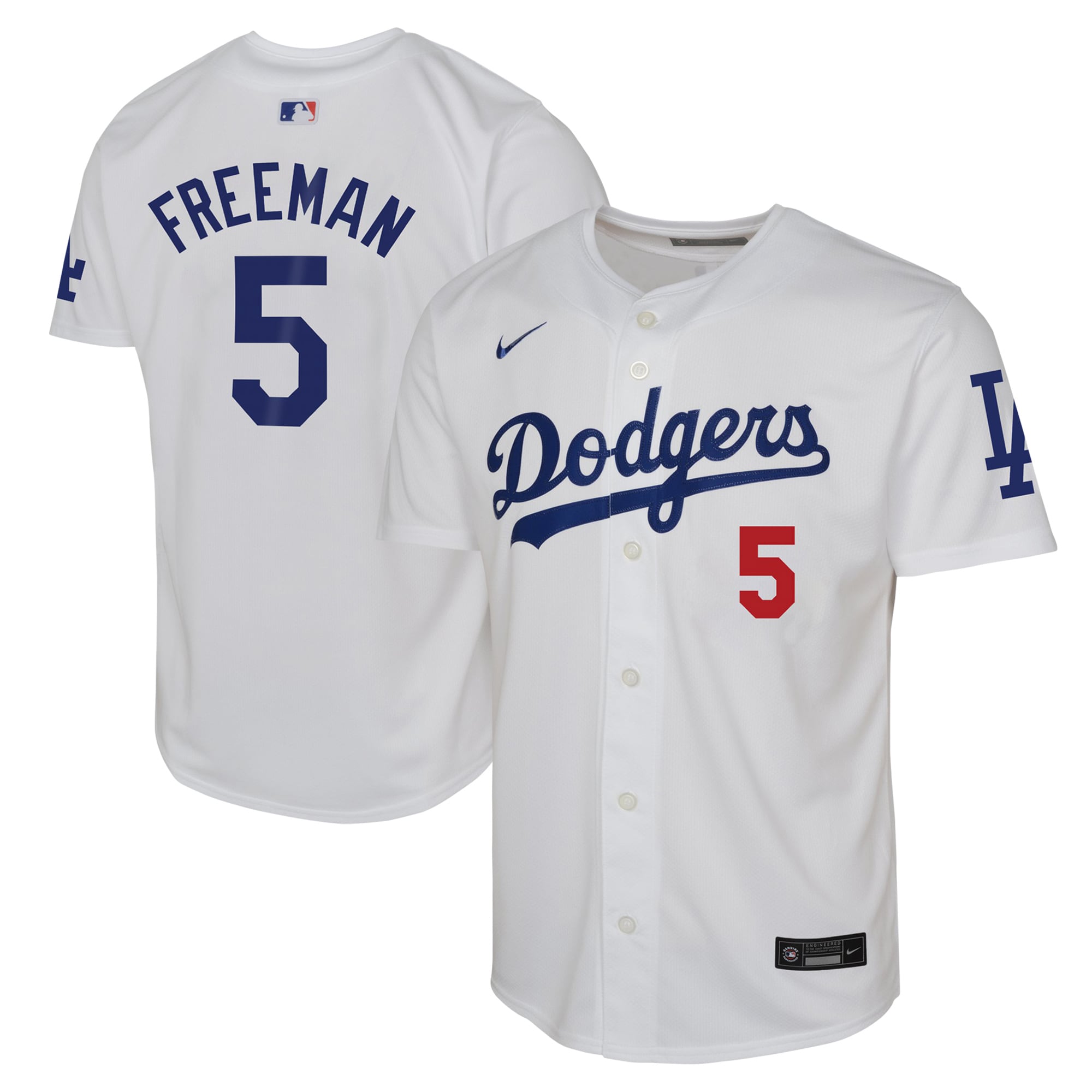 Freddie Freeman Los Angeles Dodgers Youth Home Limited Player Jersey – White