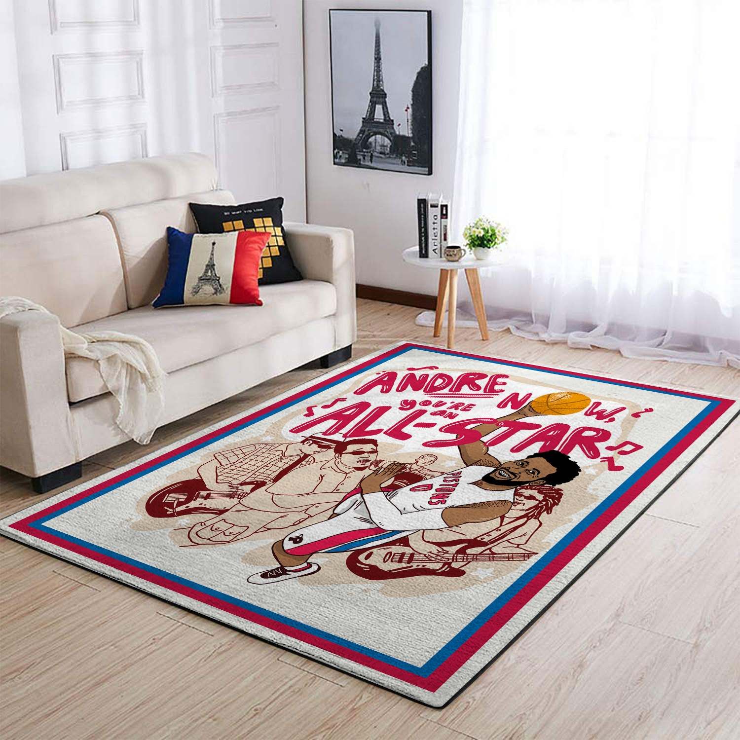 Detroit Pistons Area Rugs Living Room Carpet SIC171201 Local Brands Floor Decor