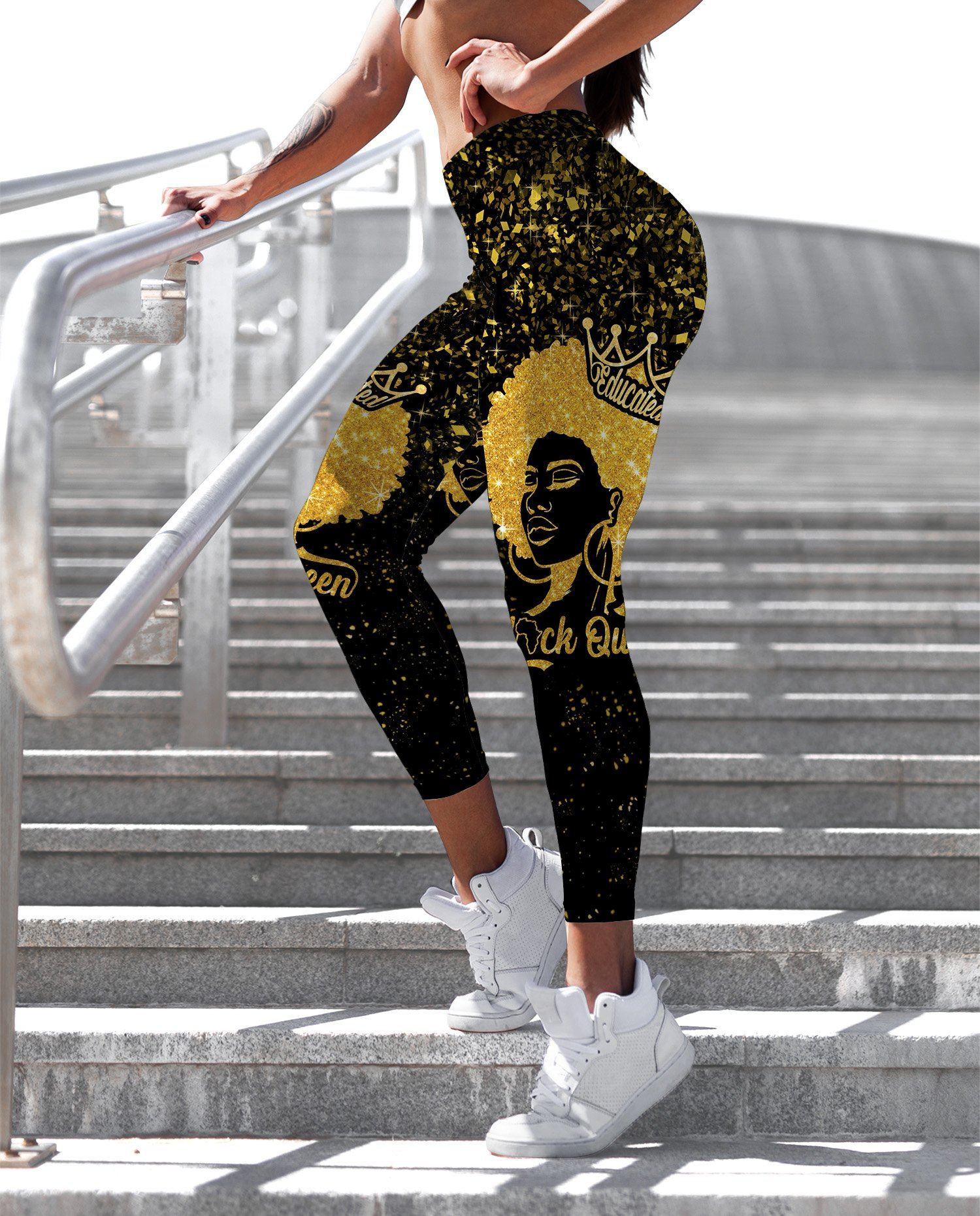 Educated Black Queen Leggings