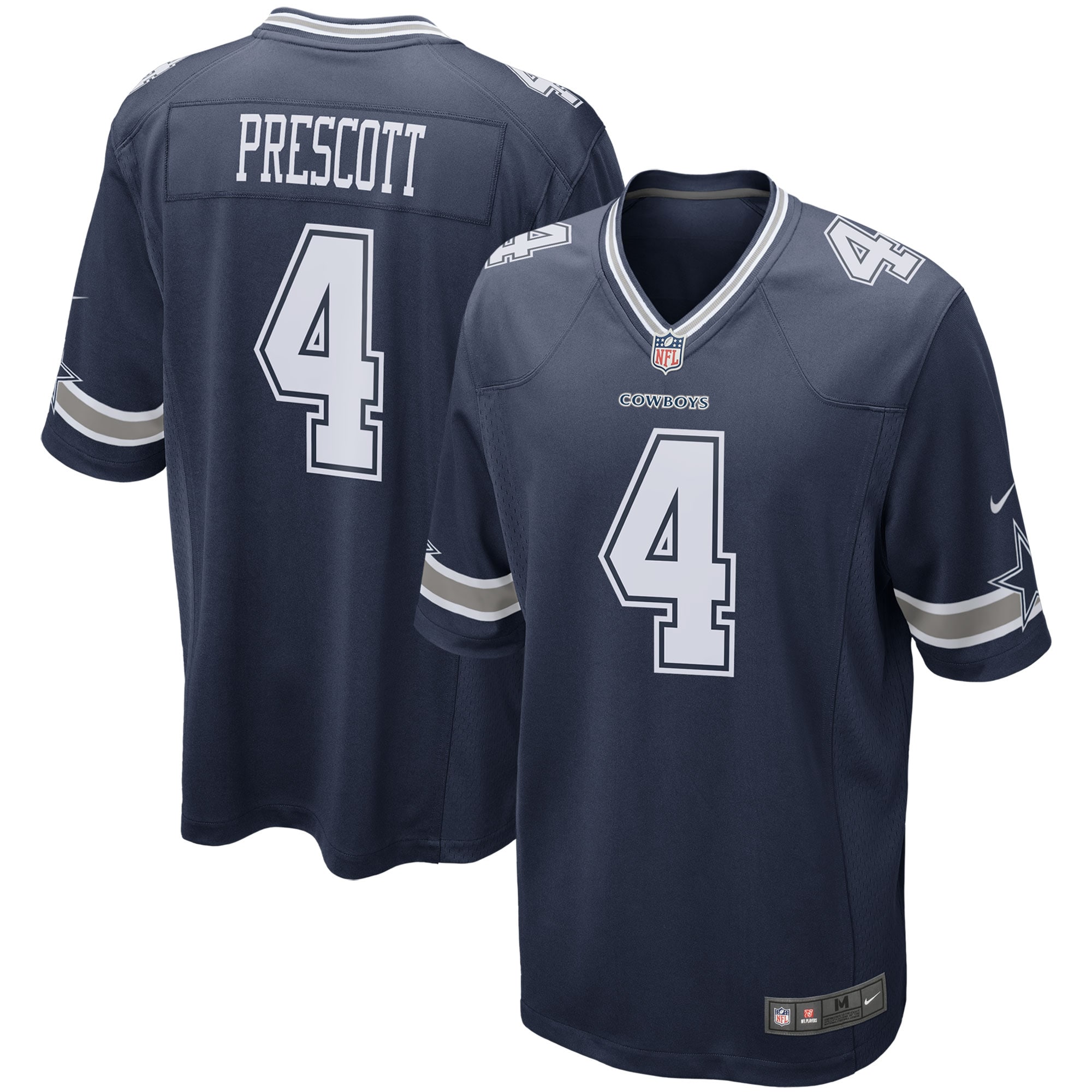 Dak Prescott Dallas Cowboys Game Team Jersey – Navy