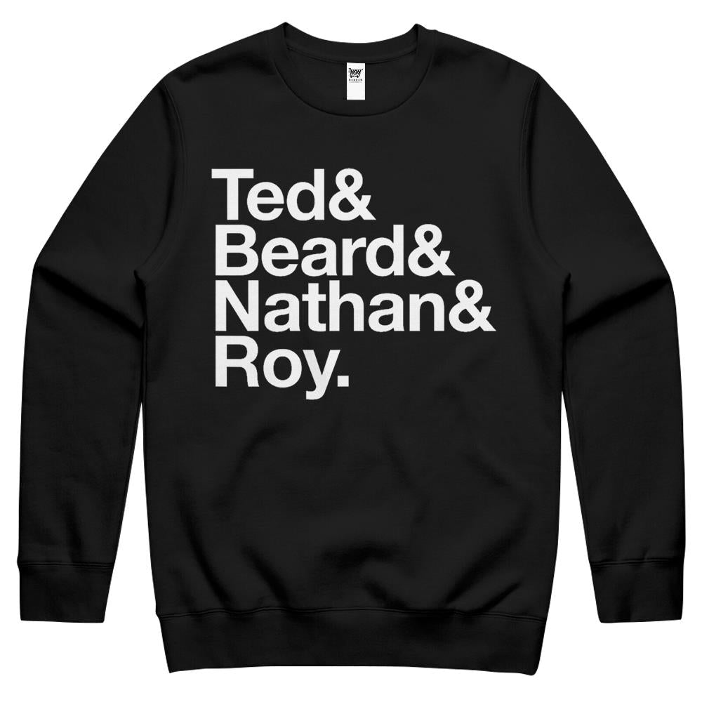 Richmond Football Funny Coach Lasso Beard Roy Kent List Crewneck Sweatshirt