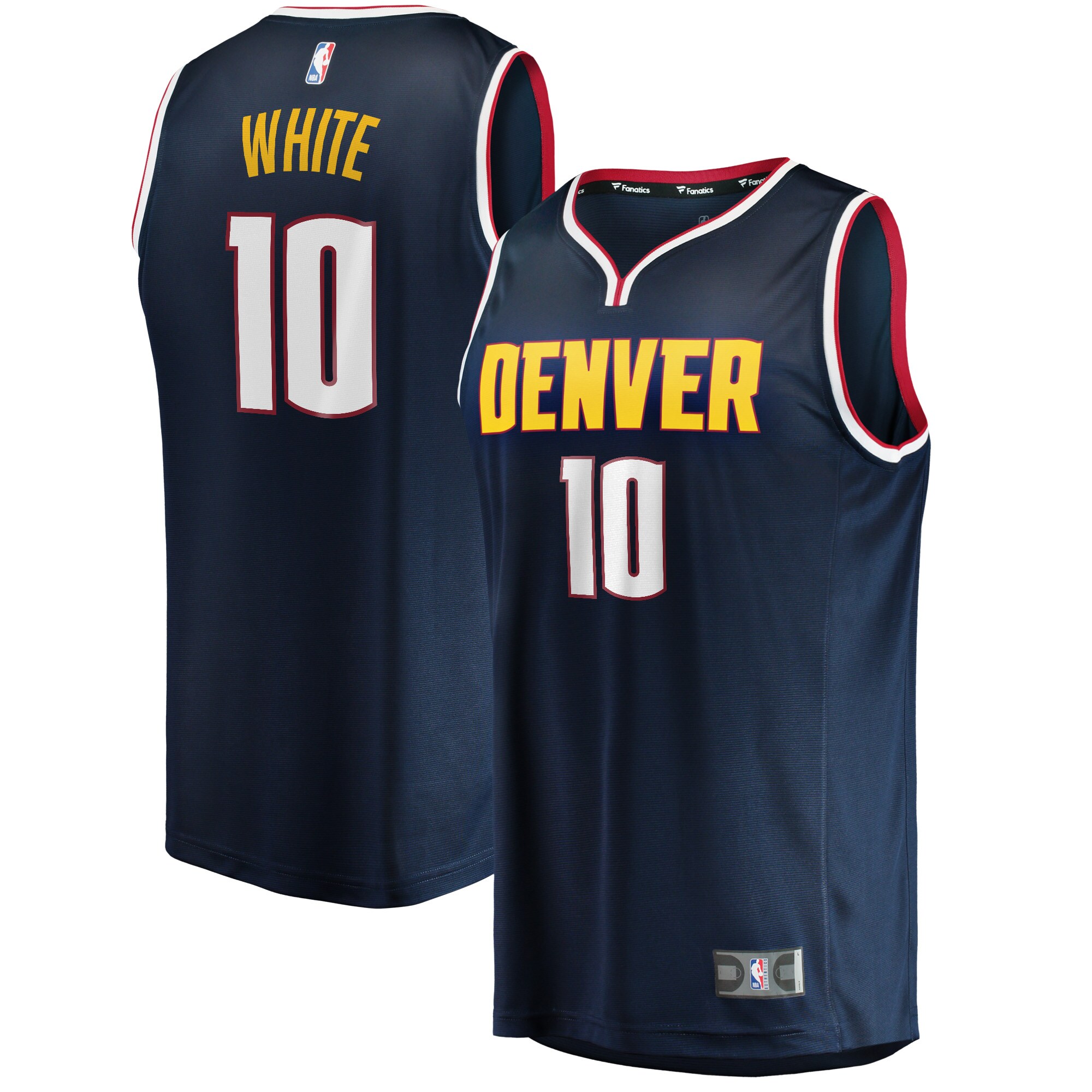 Jack White Denver Nuggets Youth Fast Break Player Jersey – Icon Edition – Navy