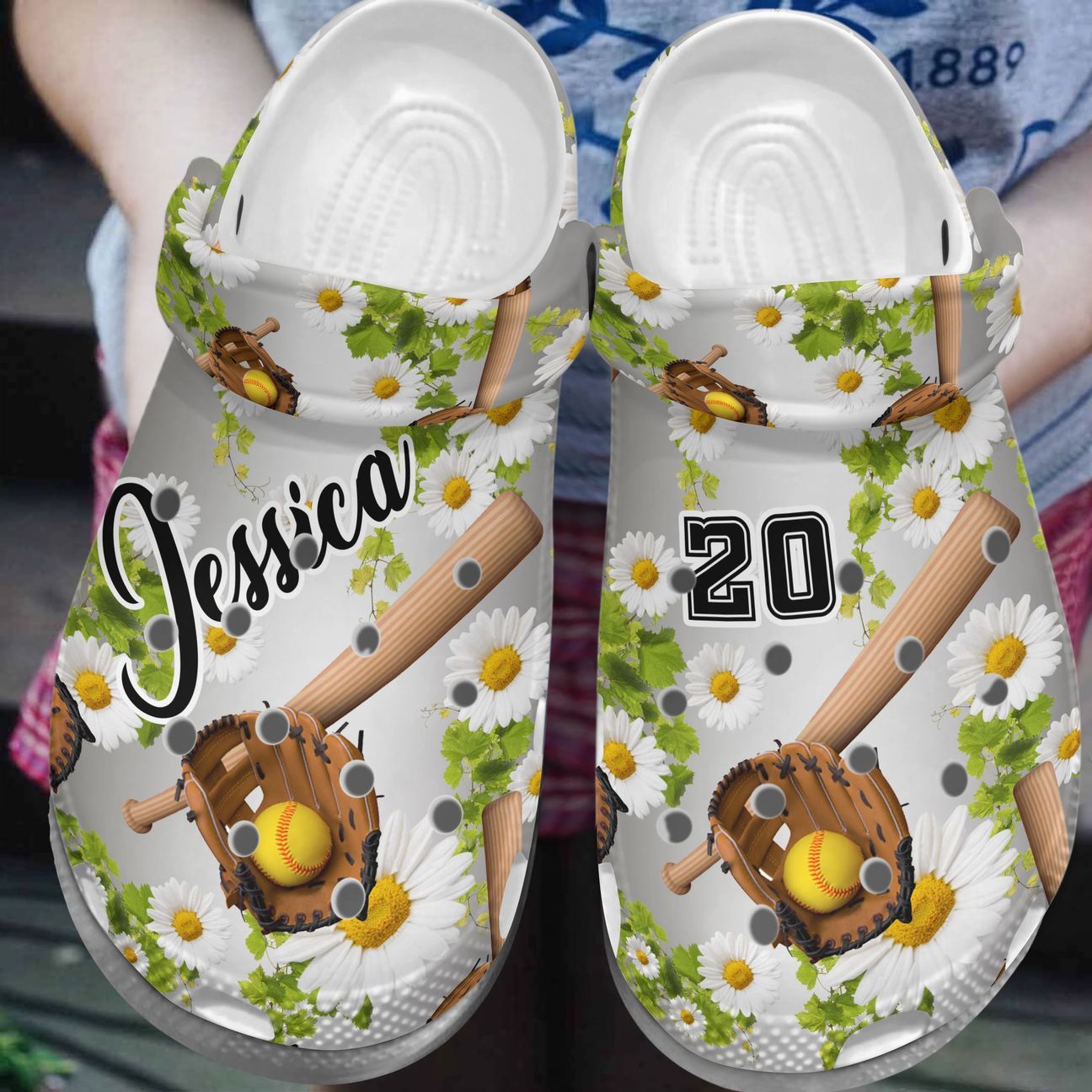 Softball Personalized Clog, Custom Name, Text, Color, Number Fashion Style For Women, Men, Kid, Print 3D Softball Is Life 1